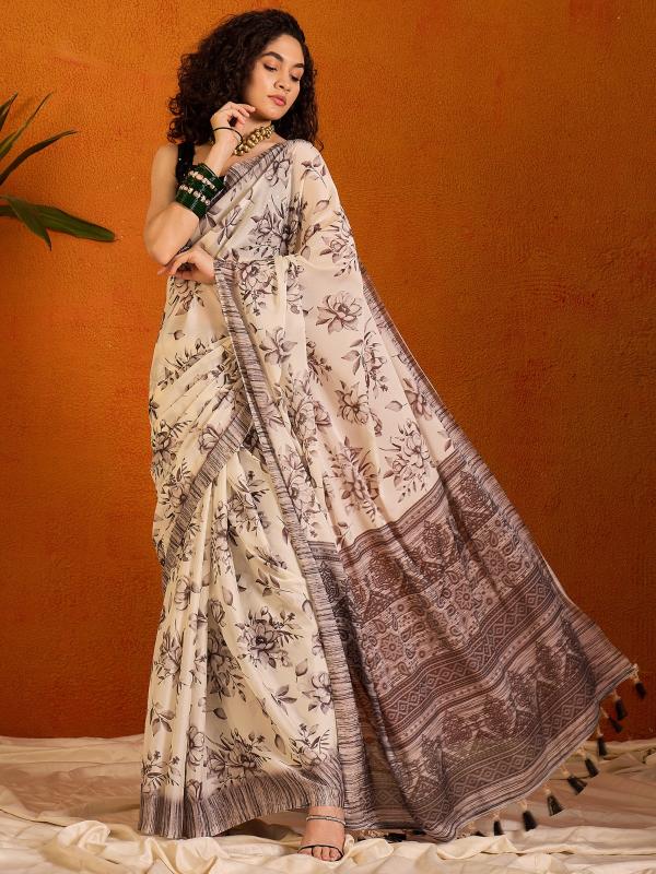 Ora Silk 101 Georgette Printed Saree Wholesale Catalog