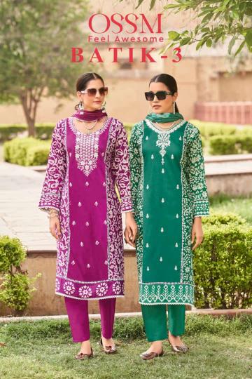 OSSM BATIK Vol 3 Kurti Wholesale Catalog