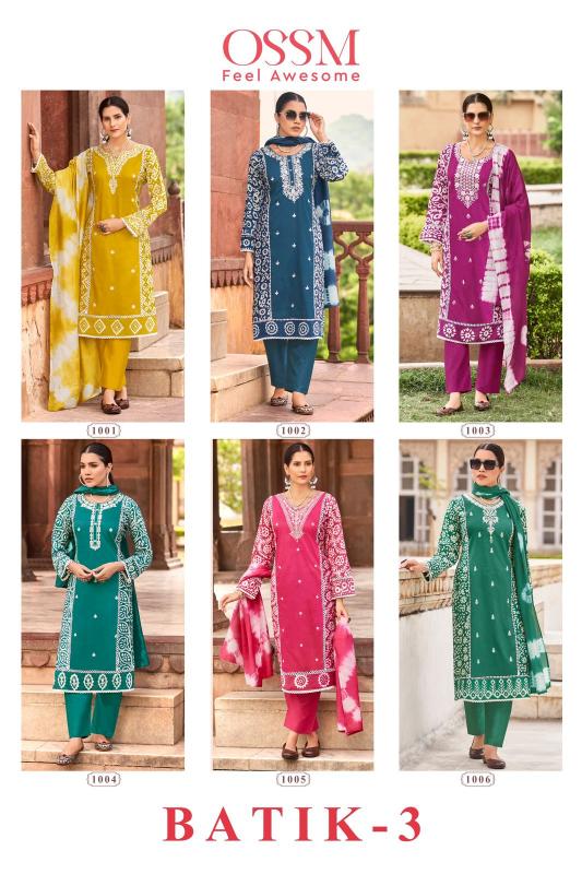 OSSM BATIK Vol 3 Kurti Wholesale Catalog