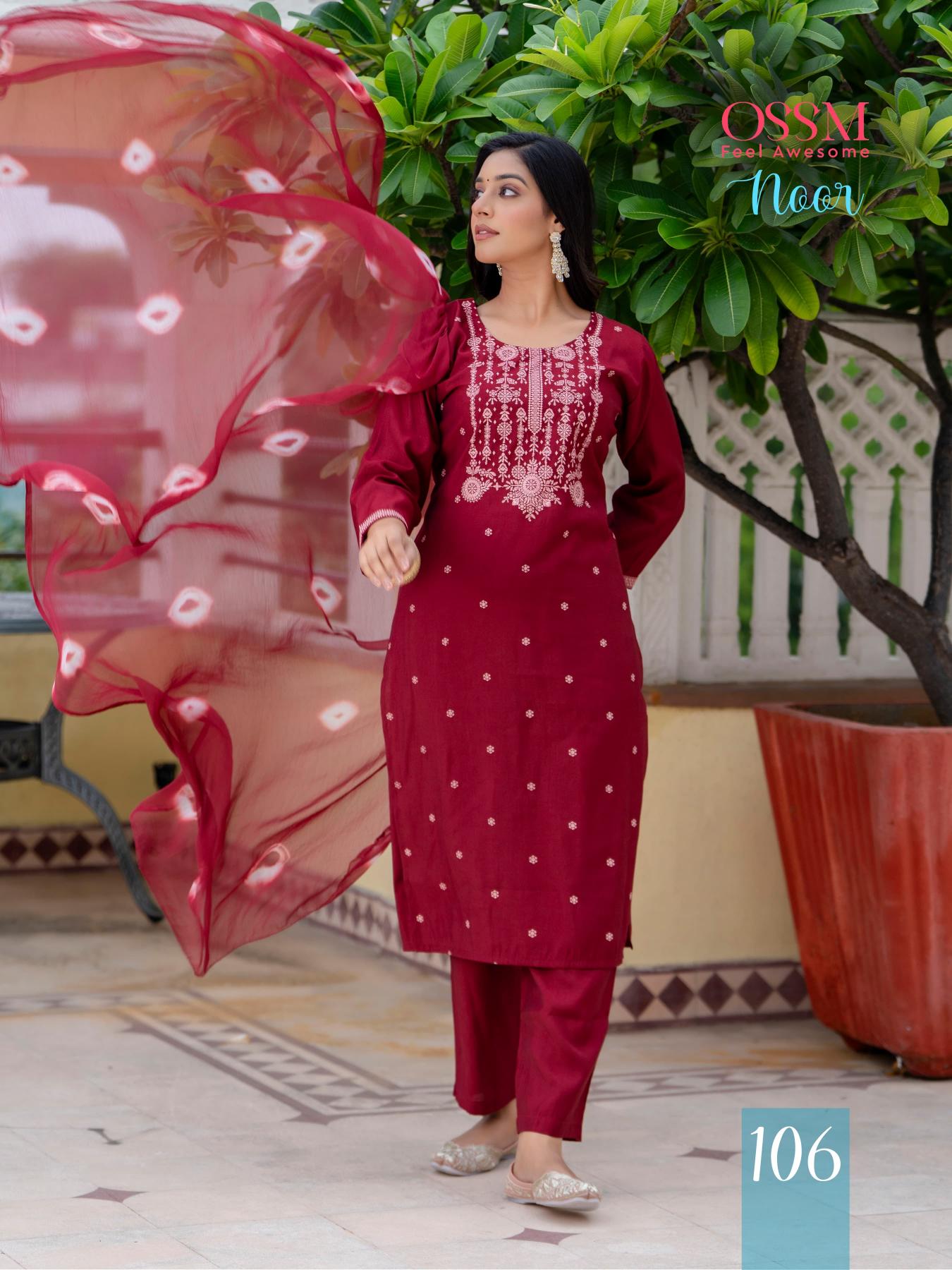 OSSM NOOR Kurti Wholesale Catalog
