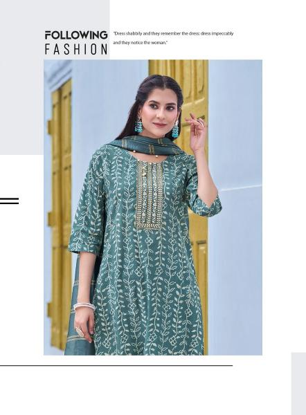 Passion Tree Pashmina Vol-1 – Kurti Pant With Dupatta - Wholesale Catalog