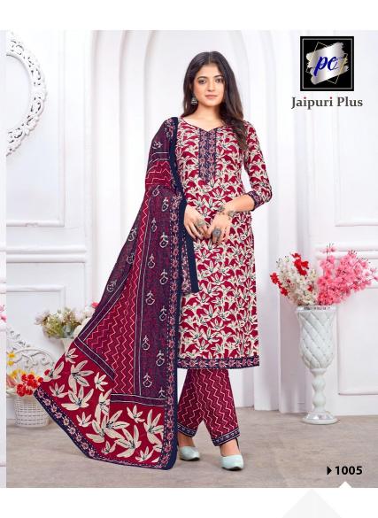 PC Jaipuri Plus Vol-1 – Kurti Pant With Dupatta - Wholesale Catalog