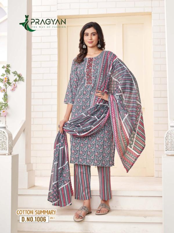 Pragyan COTTON SUMMARY VOL 1 Kurti Wholesale Catalog