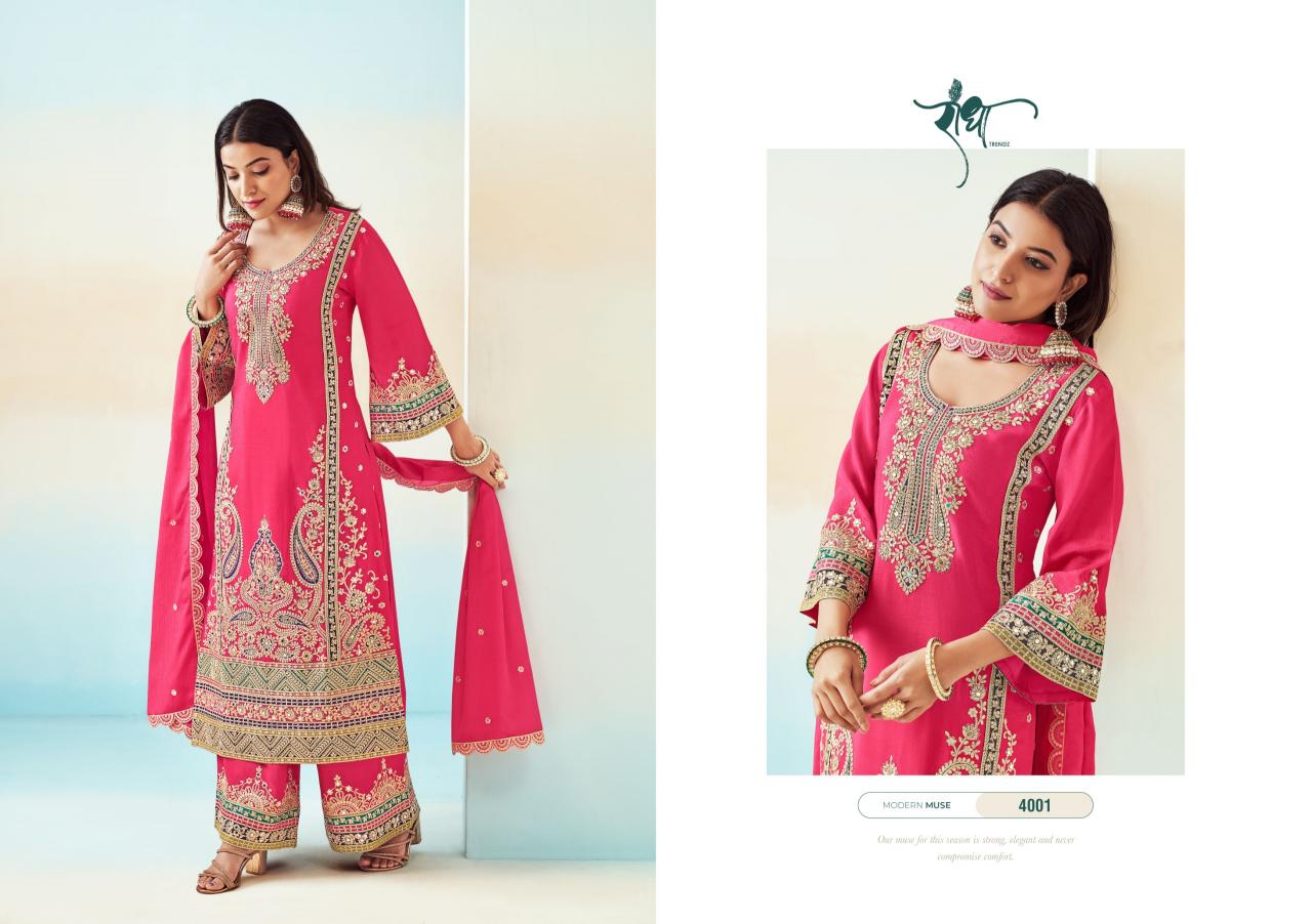 Radha Rashmi Vol 2 Chinon Embroidered Salwar Suit Wholesale Catalog