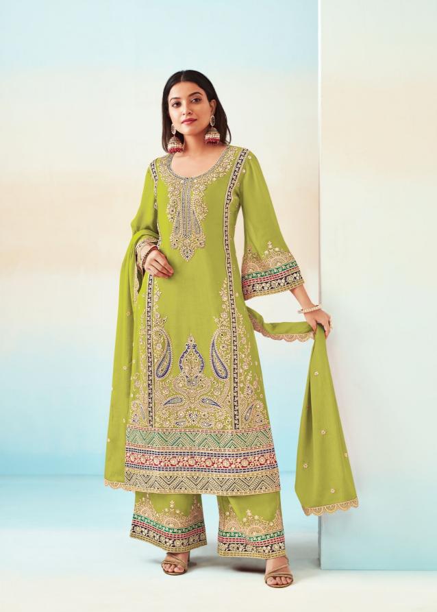 Radha Rashmi Vol 2 Chinon Embroidered Salwar Suit Wholesale Catalog
