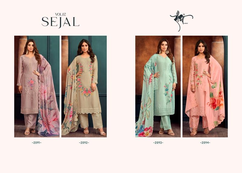 Radha SEJAL vol 2 salwar kameez Wholesale catalog
