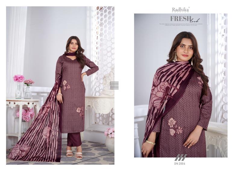 Radhika Azara Romani Cotton Dress Material Wholesale Catalog