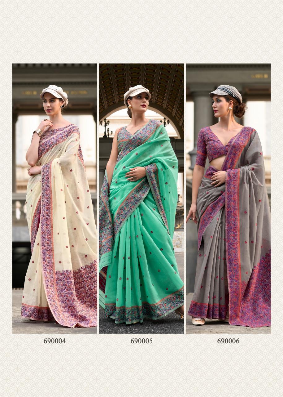 Rajpath Prajanya Soft Linen Cotton Saree Wholesale Catalog