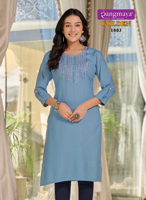 RANGMAYA GOLDEN Kurti Wholesale Catalog