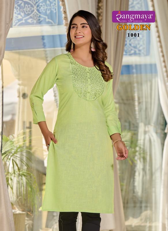 RANGMAYA GOLDEN Kurti Wholesale Catalog