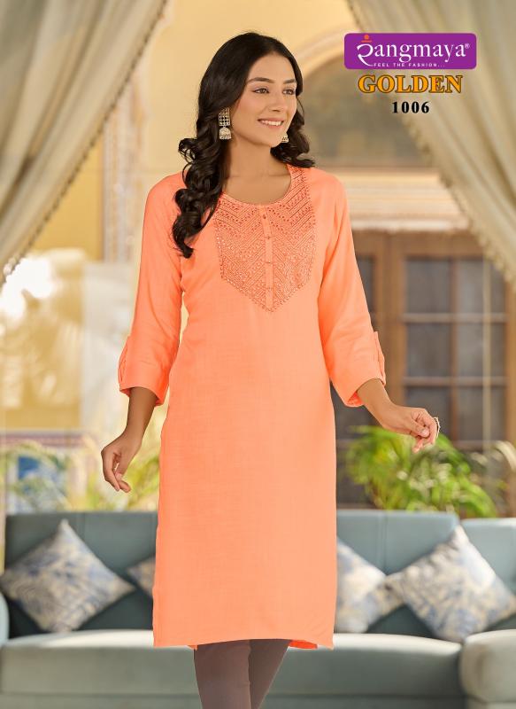 RANGMAYA GOLDEN Kurti Wholesale Catalog