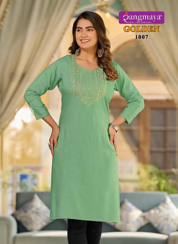 RANGMAYA GOLDEN Kurti Wholesale Catalog