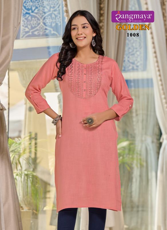 RANGMAYA GOLDEN Kurti Wholesale Catalog