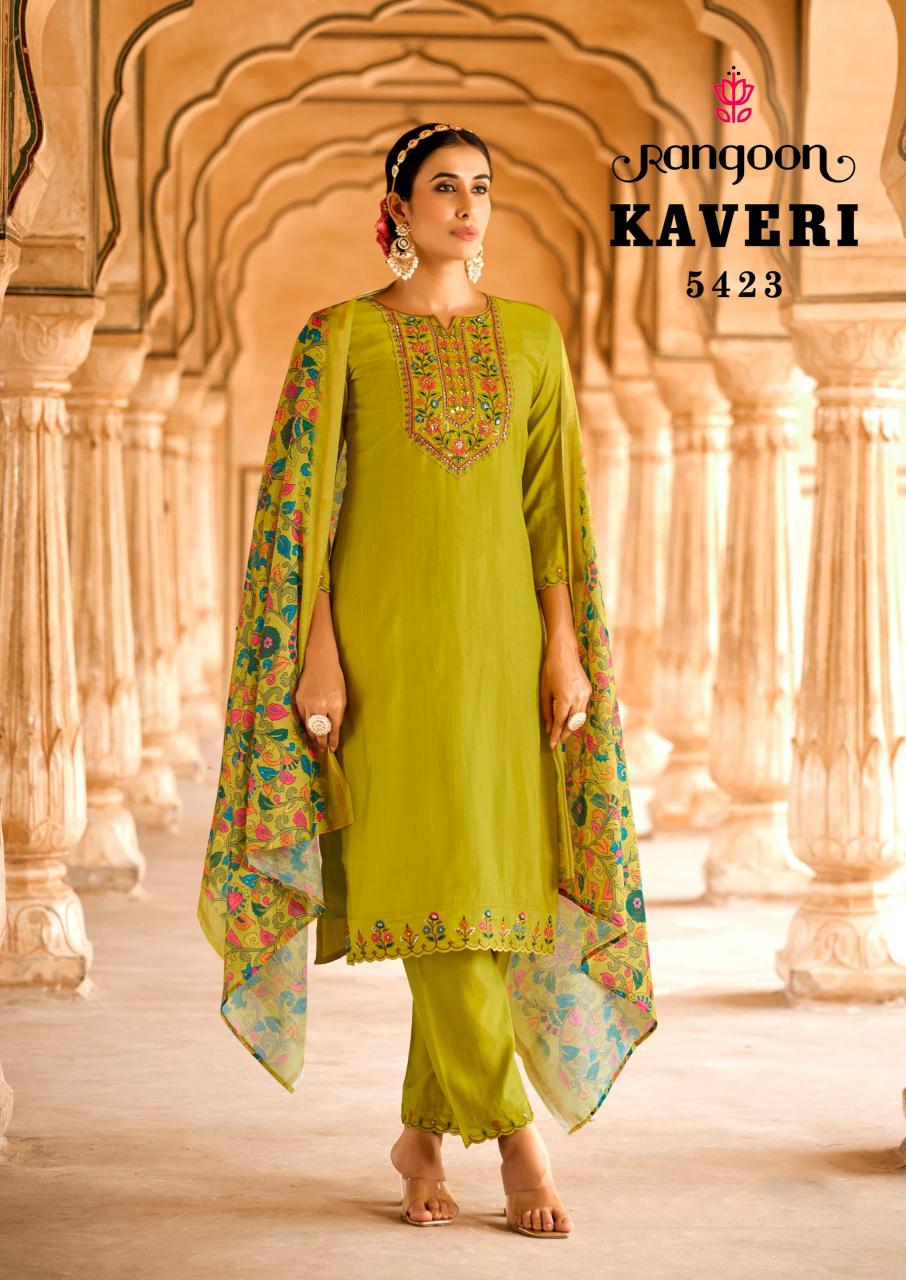 Rangoon Kaveri Fancy Kurti Wholesale Catalog