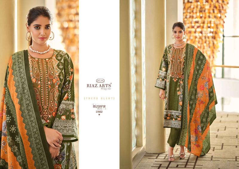 Riaz Arts Musafir Vol 12 Lawn Digital Printed Dress Material Wholesale Catalog