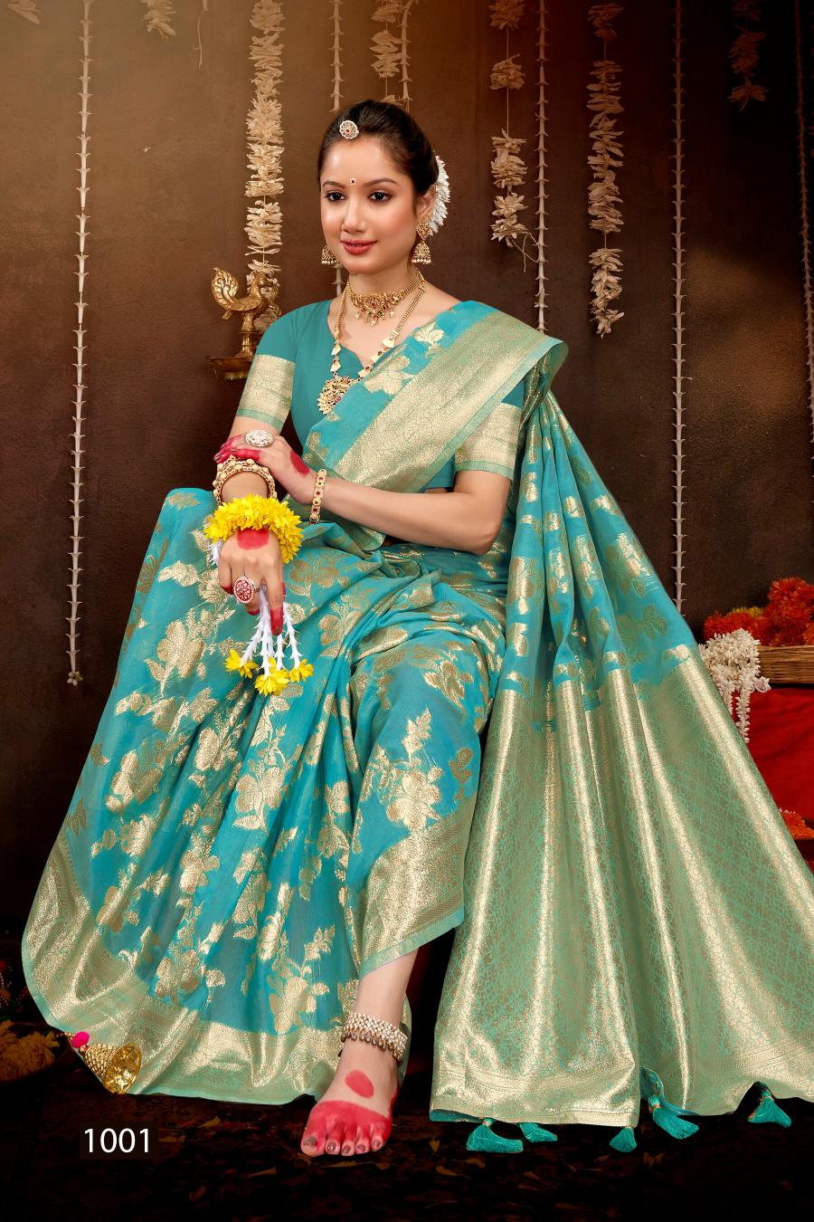 Saroj Chaaya linen vol.3 50*600 Silk saree in surat with price wholesale