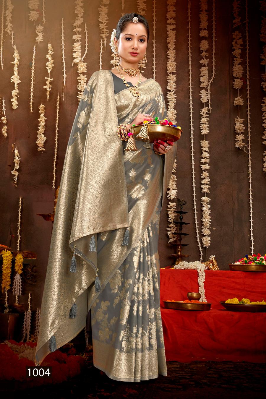 Saroj Chaaya linen vol.3 50*600 Silk saree in surat with price wholesale