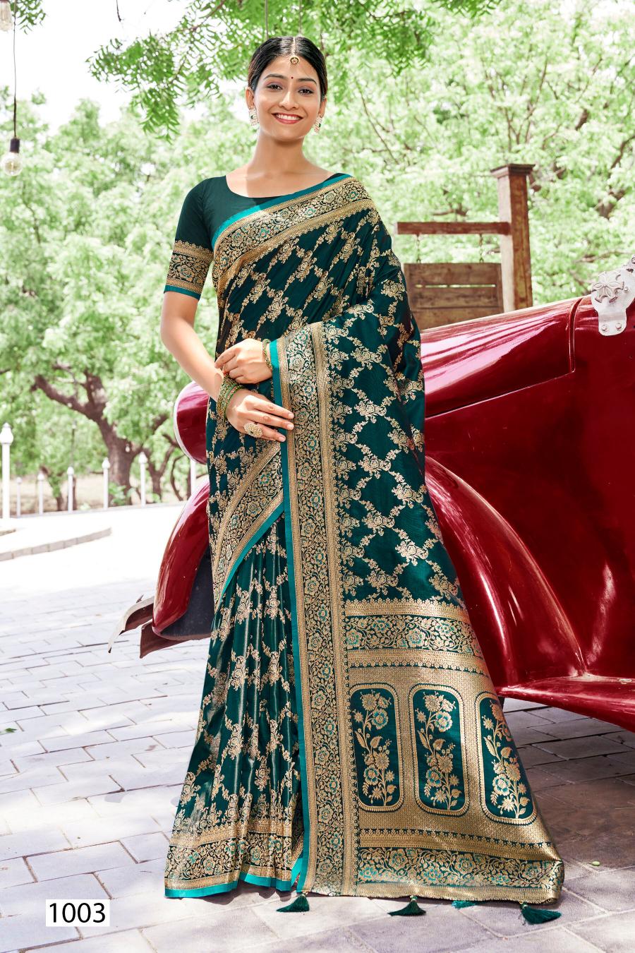 Saroj Royal Queen vol.10 Satin silk saree in surat with price wholesale