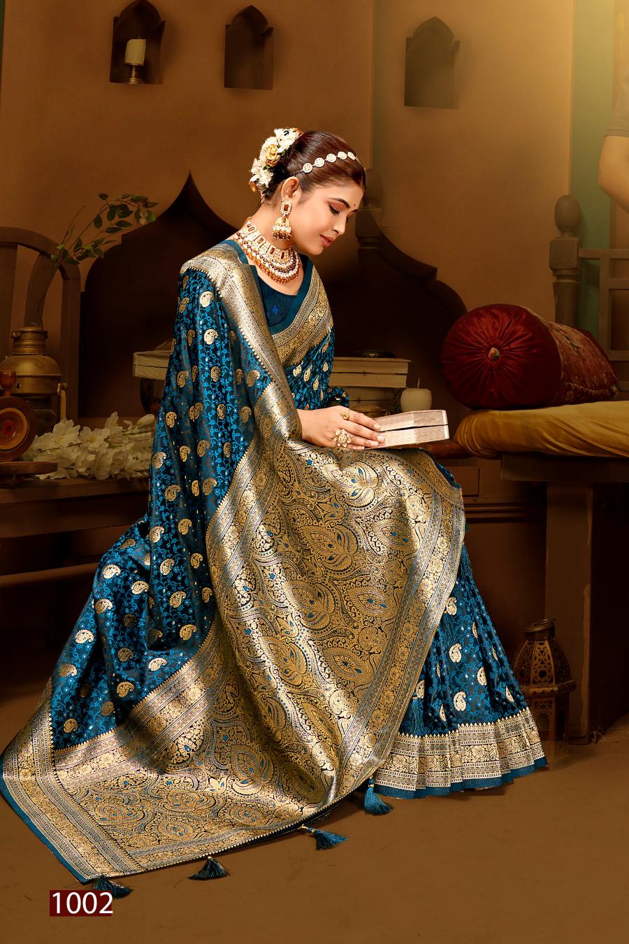 Saroj Royal Queen vol.5 Satin silk saree in surat with price wholesale