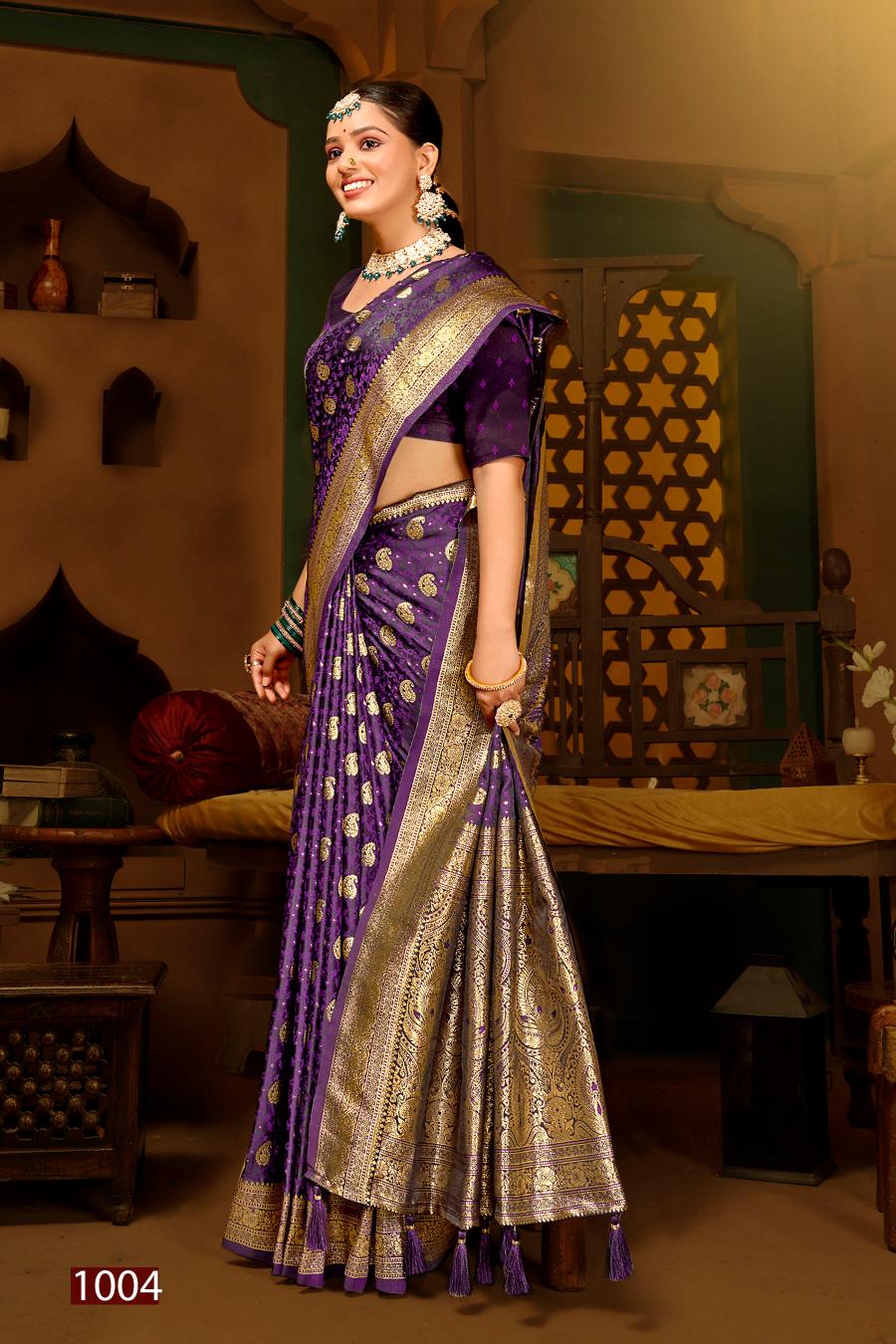 Saroj Royal Queen vol.5 Satin silk saree in surat with price wholesale