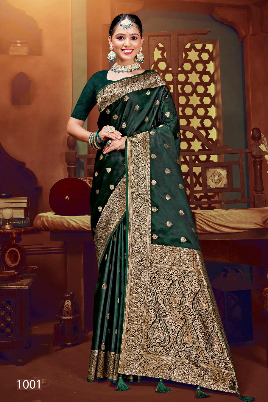 Saroj Royal Queen vol.6 Satin silk saree in surat with price wholesale