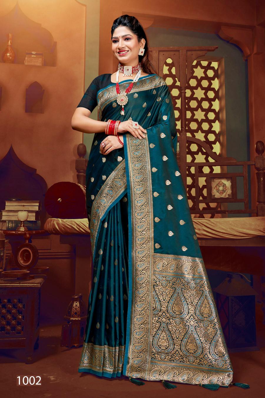 Saroj Royal Queen vol.6 Satin silk saree in surat with price wholesale