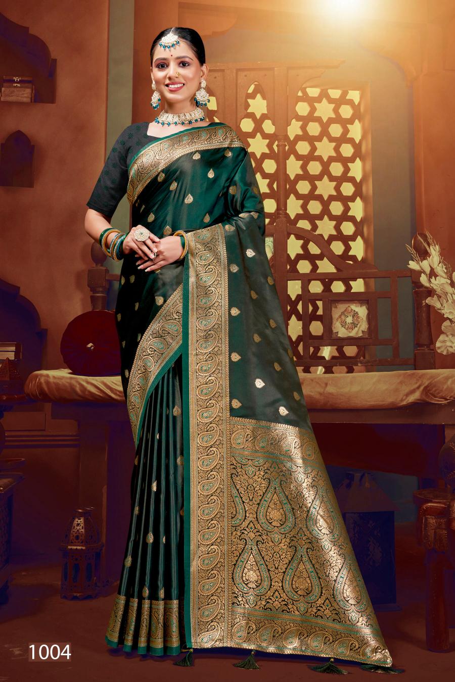 Saroj Royal Queen vol.6 Satin silk saree in surat with price wholesale