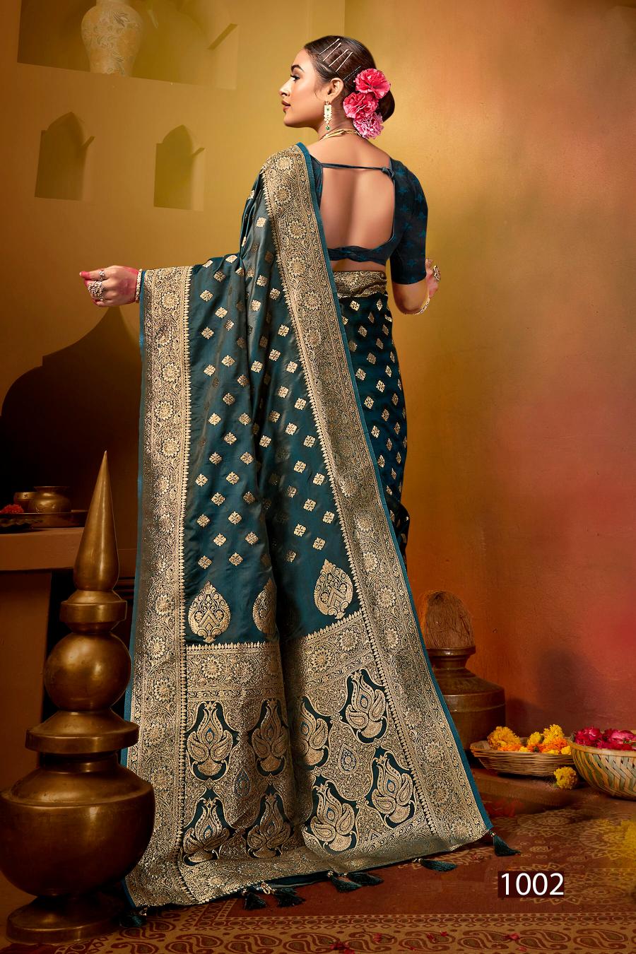 Saroj Royal Queen vol.7Satin silk saree in surat with price wholesale