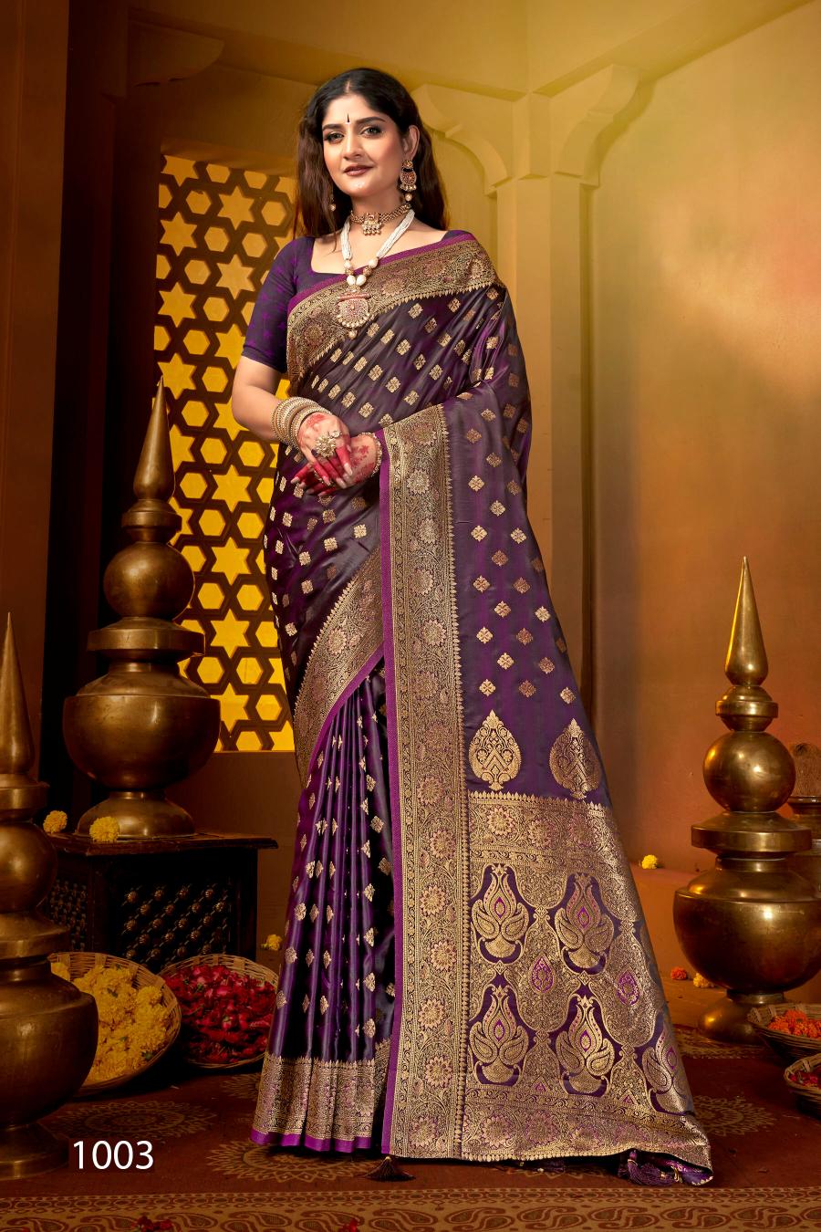 Saroj Royal Queen vol.7Satin silk saree in surat with price wholesale