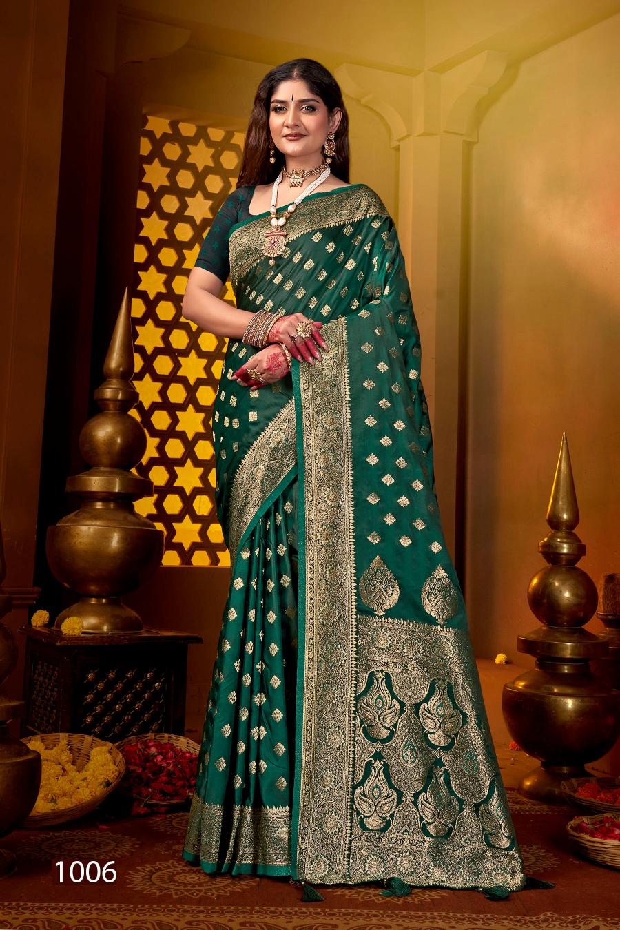 Saroj Royal Queen vol.7Satin silk saree in surat with price wholesale