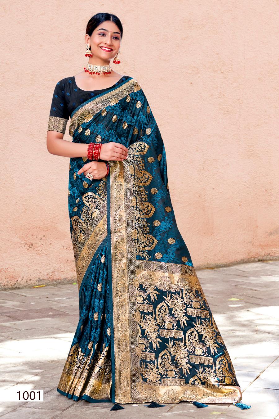 Saroj Royal Queen vol.11 Satin silk saree in surat with price wholesale