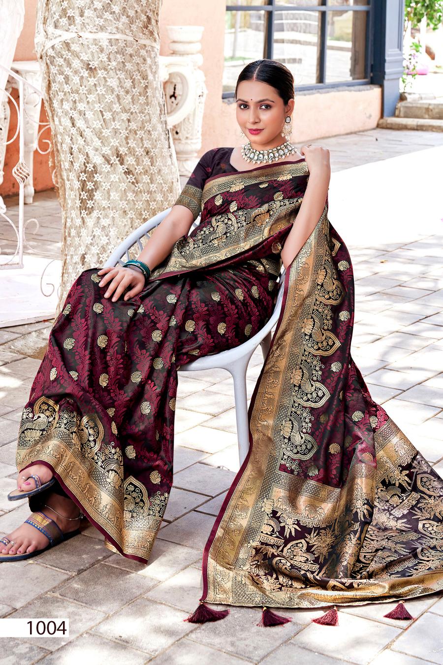 Saroj Royal Queen vol.11 Satin silk saree in surat with price wholesale