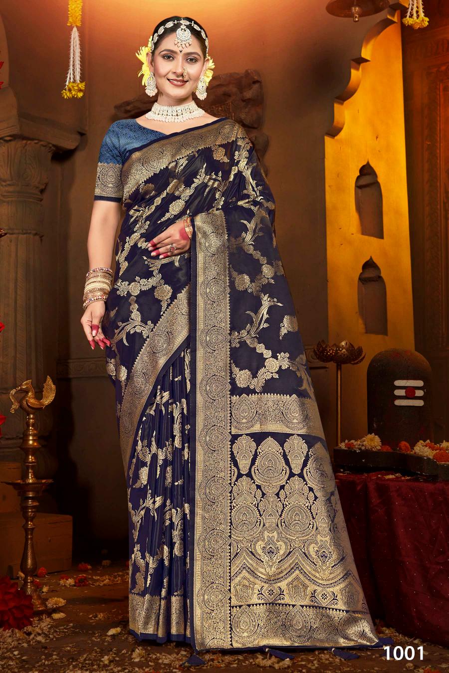 Saroj Royal Queen vol.15 Satin silk saree in surat with price wholesale