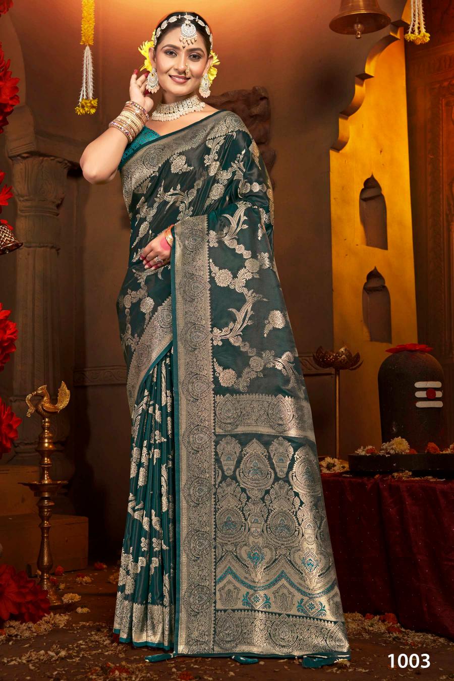 Saroj Royal Queen vol.15 Satin silk saree in surat with price wholesale