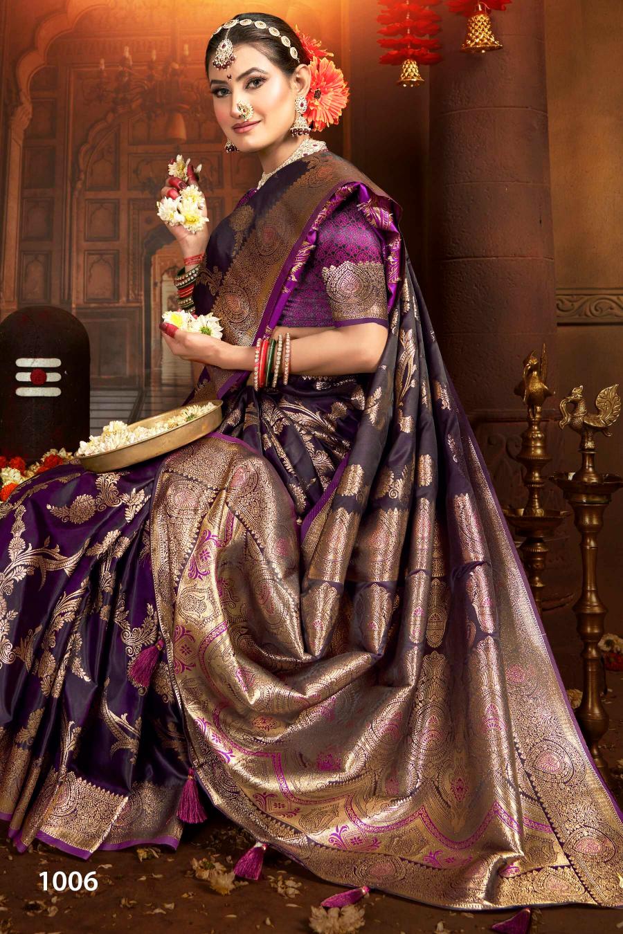 Saroj Royal Queen vol.15 Satin silk saree in surat with price wholesale