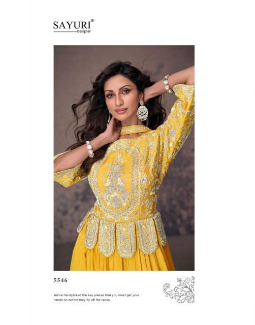Sayuri Aroma Chinon Silk Salwar Kameez Wholesale Catalog