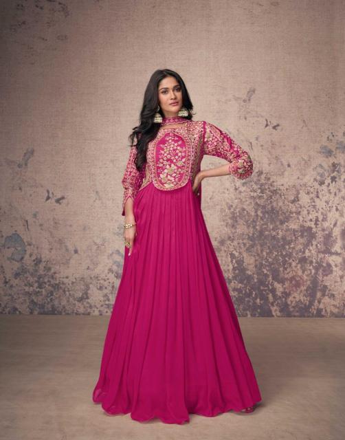 Sayuri Aroma Chinon Silk Salwar Kameez Wholesale Catalog