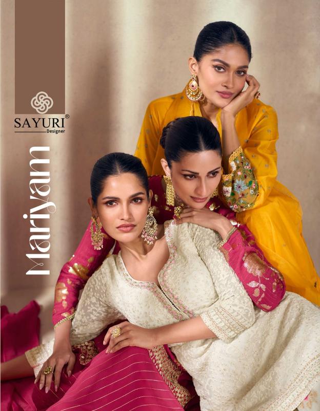 SAYURI DESIGNER MARIYAM Salwar kameez Wholesale catalog