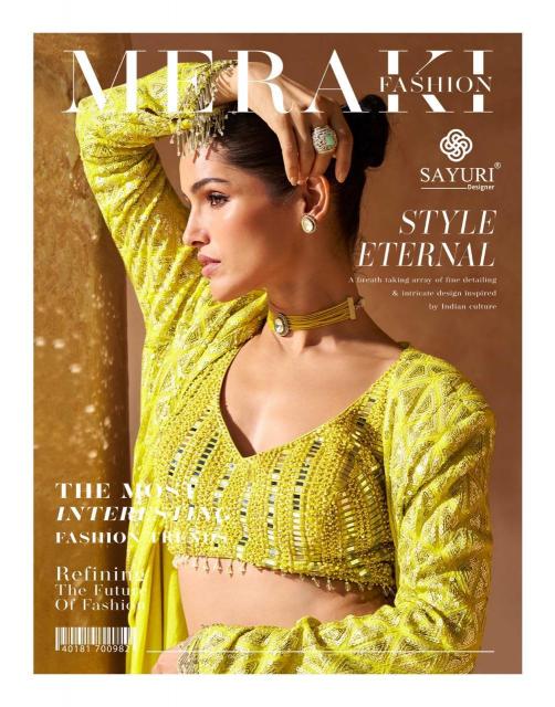 Sayuri Meraki Embroidery Salwar Kameez Wholesale Catalog