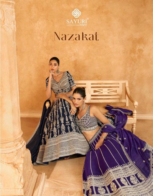 SAYURI NAZAKAT GEROGETTE Lehenga Choli Wholesale catalog