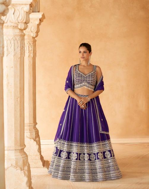 SAYURI NAZAKAT GEROGETTE Lehenga Choli Wholesale catalog