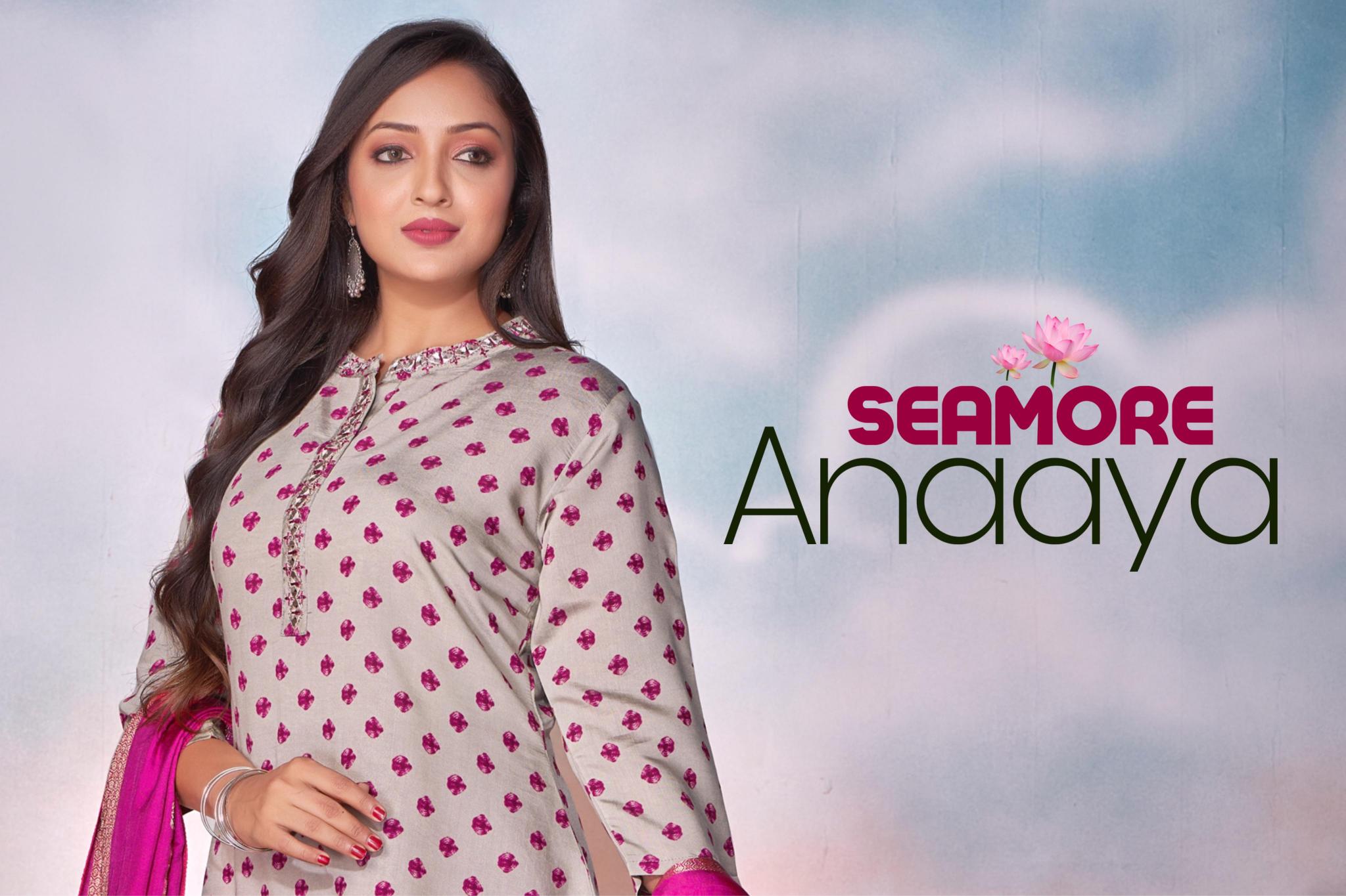 Seamore Anaaya Kurti Embroidery Wholesale Catalog