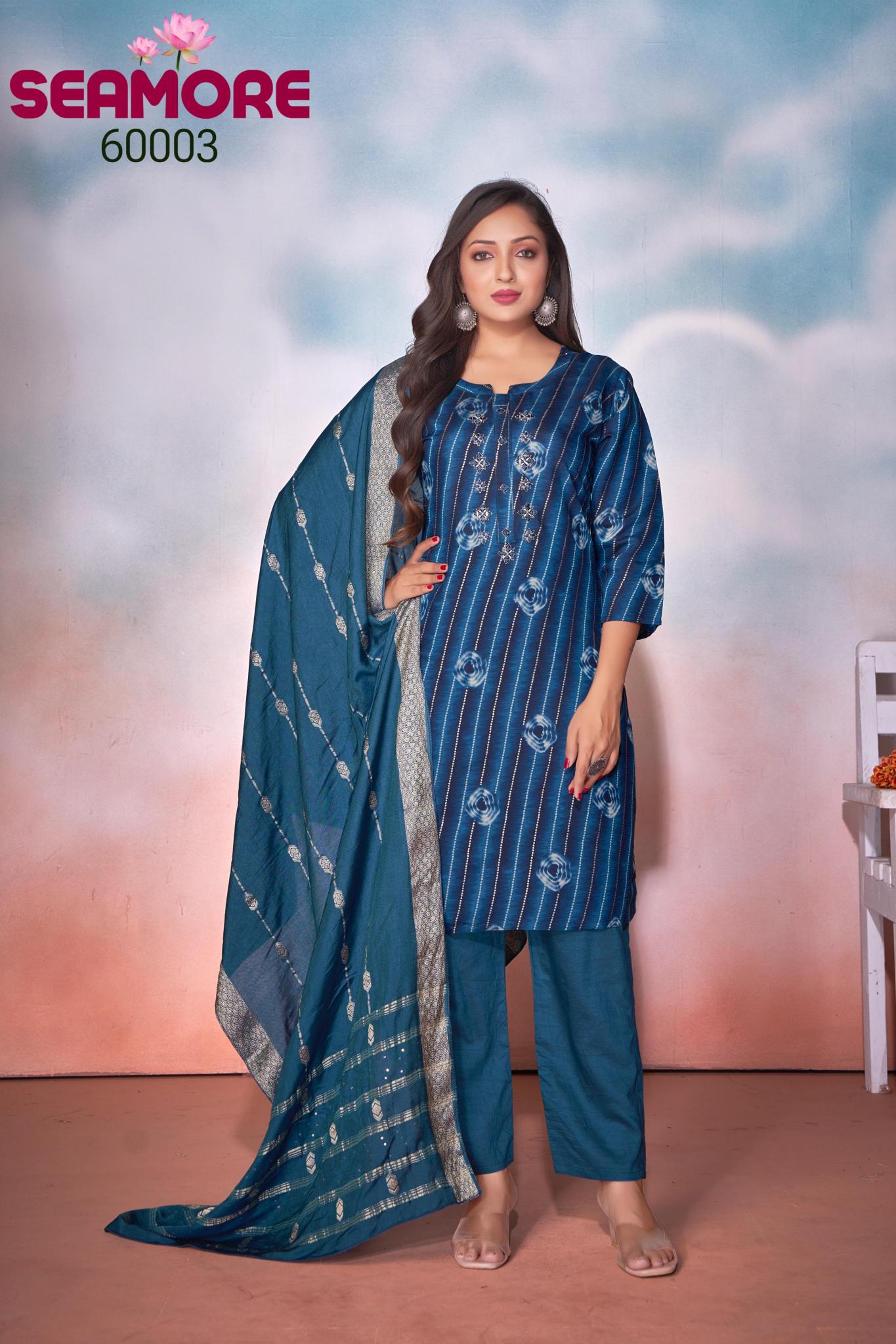 Seamore Anaaya Kurti Embroidery Wholesale Catalog
