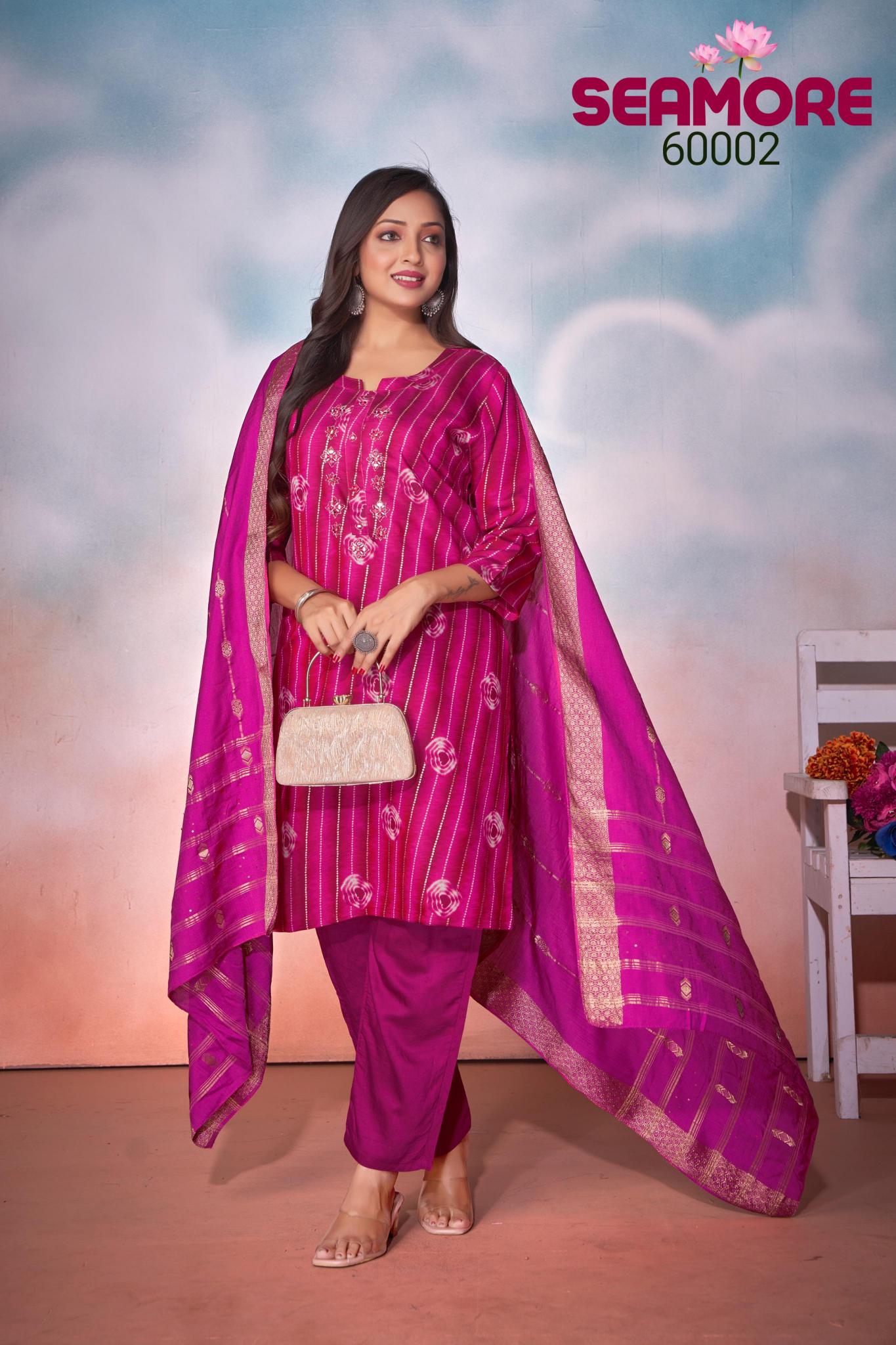 Seamore Anaaya Kurti Embroidery Wholesale Catalog