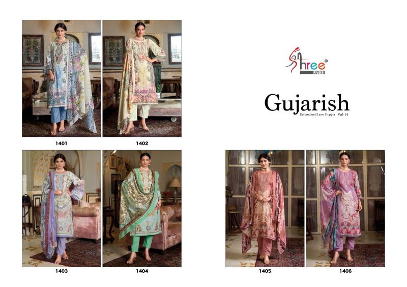 SHREE FABS GUJARIS vol 14 Salwar Kameez Wholesale Catalog