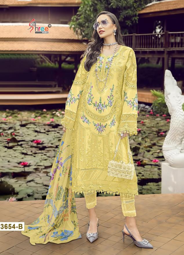 Shree Mariya B Lawn Festival Collection Vol 8 Cotton Dupatta salwar Suit