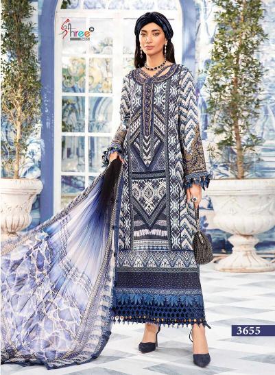 Shree Mariya B M Print Vol 18 Chiffon Dupatta Salwar Kameez Wholesale catalog
