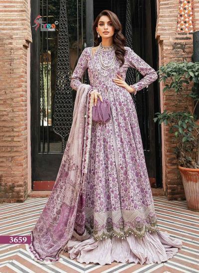 Shree Mariya B M Print Vol 18 Cotton Dupatta Salwar Kameez Wholesale catalog