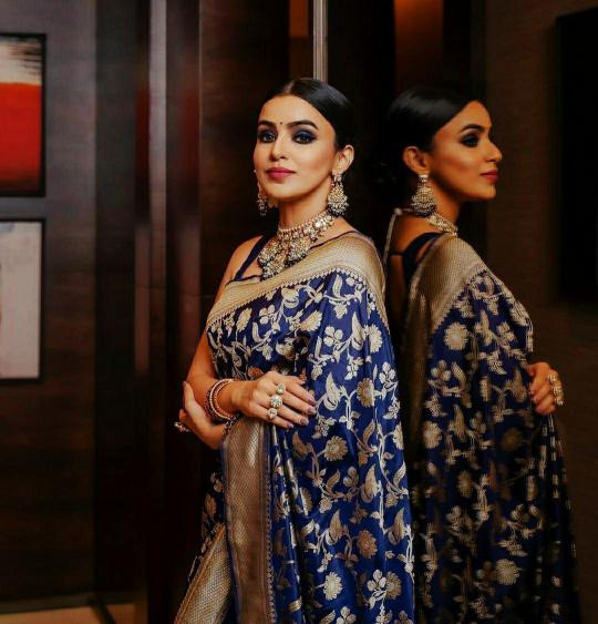 Soft Silk 1080 Lichi Jacquard Work Fancy Saree Wholesale catalog