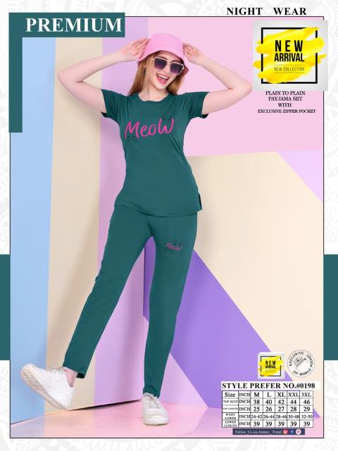 SUMMER SPECIAL VOL.AT0198 Night Suits Wholesale catalog